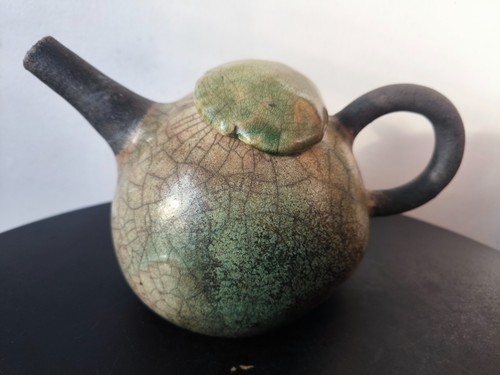 Céramique raku signée - , blain