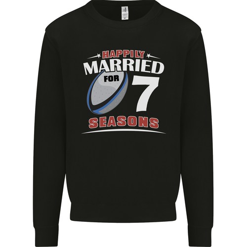 Sweat shirt jumper rugby pour - rugby,
