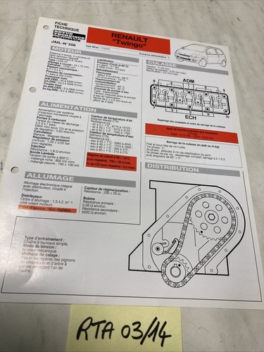 Fiche technique automobile