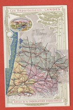 CPA -CHROMO -CHOCOLATERIE D'AIGUEBELLE - DEPARTEMENTS - LANDES