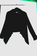 GILET NOIR OUVERT  LA FEE