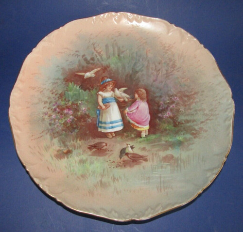 Plat limoges peint - plat,