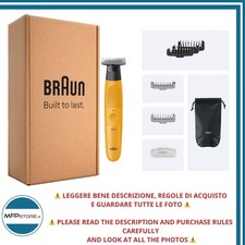 Braun Série XT3 Rasoir Électrique Homme 7 En 1 Avec Lame 4D Flex Jaune