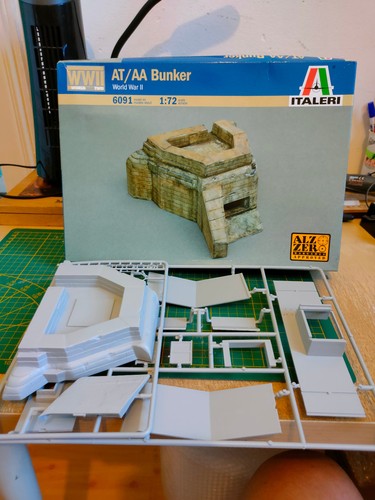 Italeri 6091 bunker 1 - at/aa,