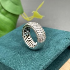 Bague Thomas Sabo demi-tour américain pavée des oxydes Argent 925 Millième (22 