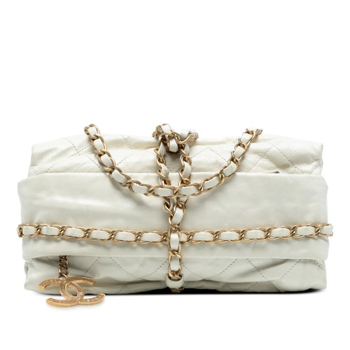 Chanel matelassé cuir veau - de,