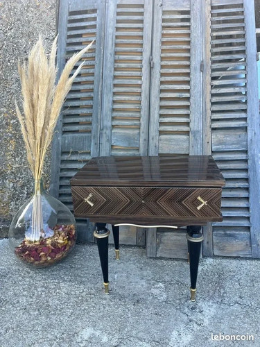 Table chevet vintage bois - table, de