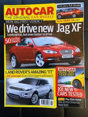 Autocar magazine 2007 - magazine, 19/12/2007