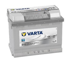 Batterie Auto VARTA D15 12 V 63 AH Ampère 610 A EN Argent 242x175x190