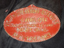 PLAQUE CONCOURS ANIMAUX DE