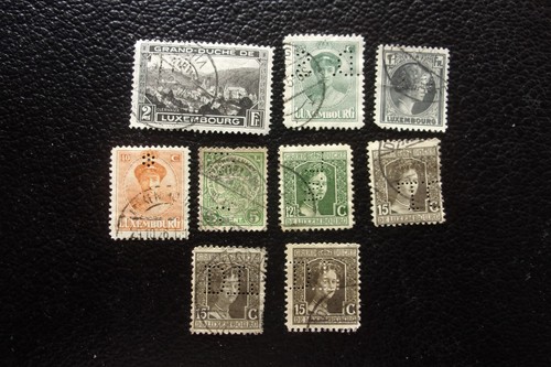 Luxembourg timbres - luxembourg, -9