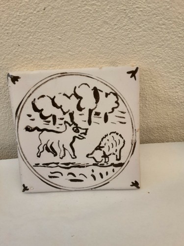 Ancien carreau estampillé - carreau,