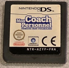 MON COACH PERSONNEL J'ENRICHIS MON VOCABULAIRE NINTENDO DS DSI LITE