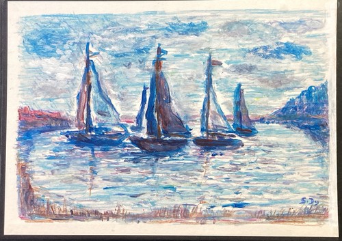 Tableau peinture marine