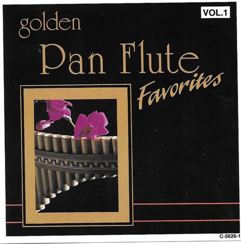 Various golden pan - pan, flute