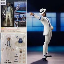 figurine MICHAEL JACKSON 15cm très bonne occasion (juste la boite abimée)