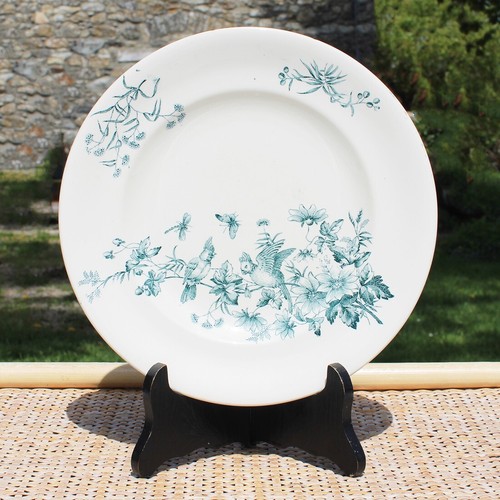 Ancienne assiette plate 7 - ancienne, 23.7