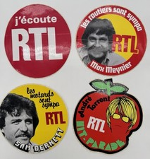 4 Stickers RTL 1970