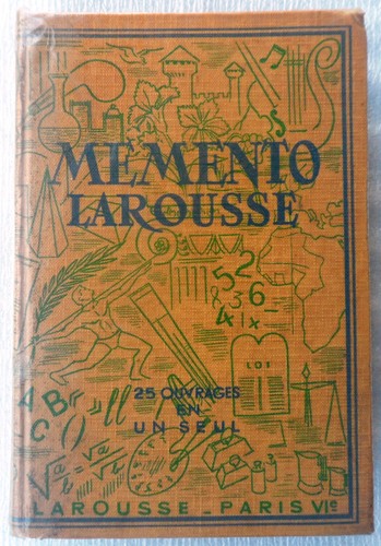 Mémento larousse dictionnaire - larousse,