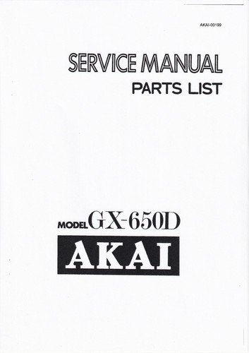 Service manuel instructions - manuel, d'instructions