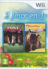 PONY FRIENDS 2 + MON HARAS / NINTENDO Wii / BON ETAT / VERSION FRANCAISE