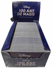 100 ans de magie Disney AUCHAN boîte de 378 pochettes de 4 autocollants = 1512
