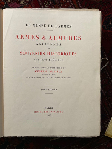 Gén mariaux armes armures - armes,