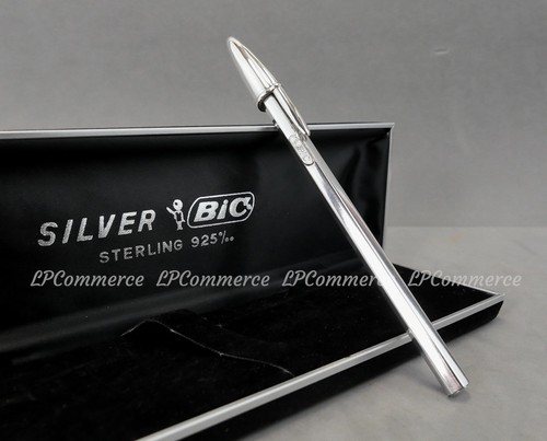 Stylo bic argent massif - , 925