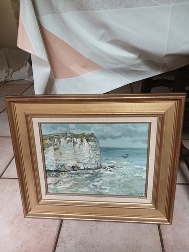 Ancien tableau huile sur - tableau, toile