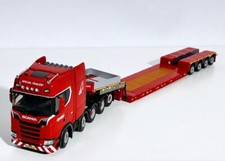 Remorque surbaissée Scania highline CS20H 10x4 "Nooteboom" WSI truck models 1:50