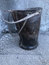 Seau à eau en cuir Pompier