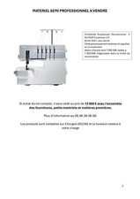 Combiné surjeteuse -