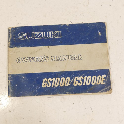 Suzuki 1000 carnet - gs,