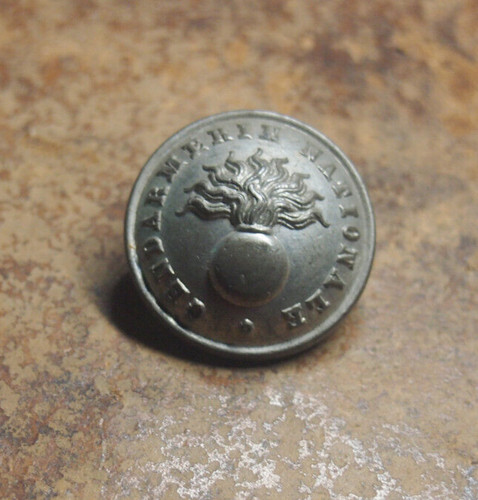 Bouton militaire troupe la - troupe,