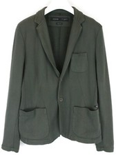 Blazer Ajusté GUESS Homme GRAND À Un Bouton En Tricot À Revers Vert