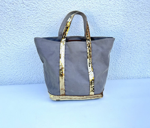 Sac cabas sequins - sequins, gold