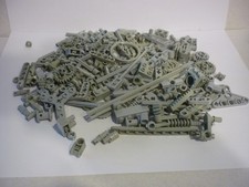 L ot  lego  pieces  technic  vrac  entre  100 / 120 gr  vrac kg gris