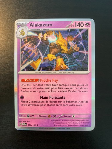 Carte pokémon holo - holo, alakazam