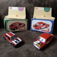 Lot 2 voitures MEBETOYS Mattel Fiat et alfa roméo état voir photos en boite