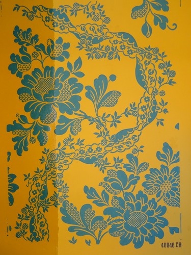 Planche papier peint - peint, xx°