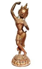 Statue Bouddha Déesse Maya Devi Bronze