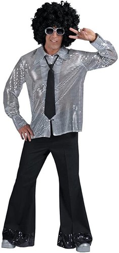 Disco pants with sequin - with,