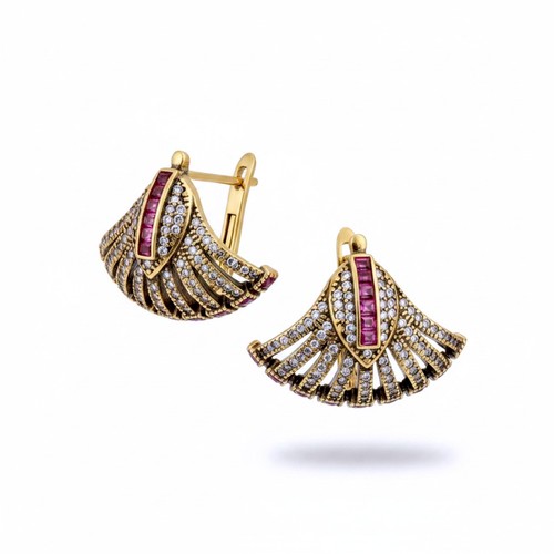 Boucles oreilles doré mat - boucles, d'oreilles