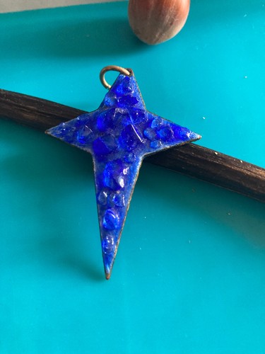 Ancienne vintage croix etoile - ancienne,