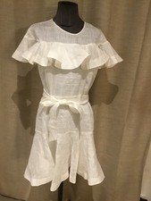 Superbe Et Authentique Robe Lin Sandro 40 Jamais Porté 