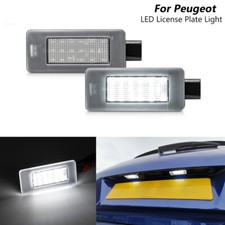 6000k Blanc LED feux de plaque