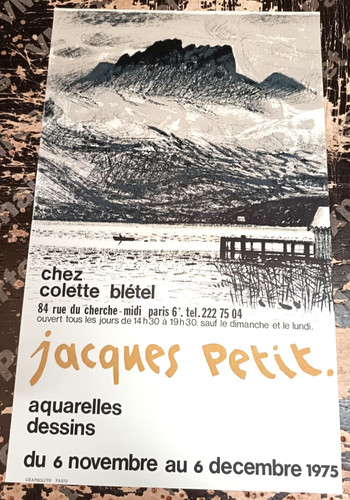 Affiche exposition peintre - exposition,