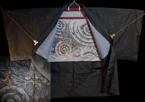 Veste kimono haori soie - haori, en