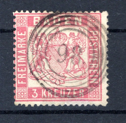 Baden timbre gaufré tres - baden, 16