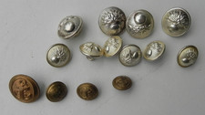 14 BOUTONS pour UNIFORME de